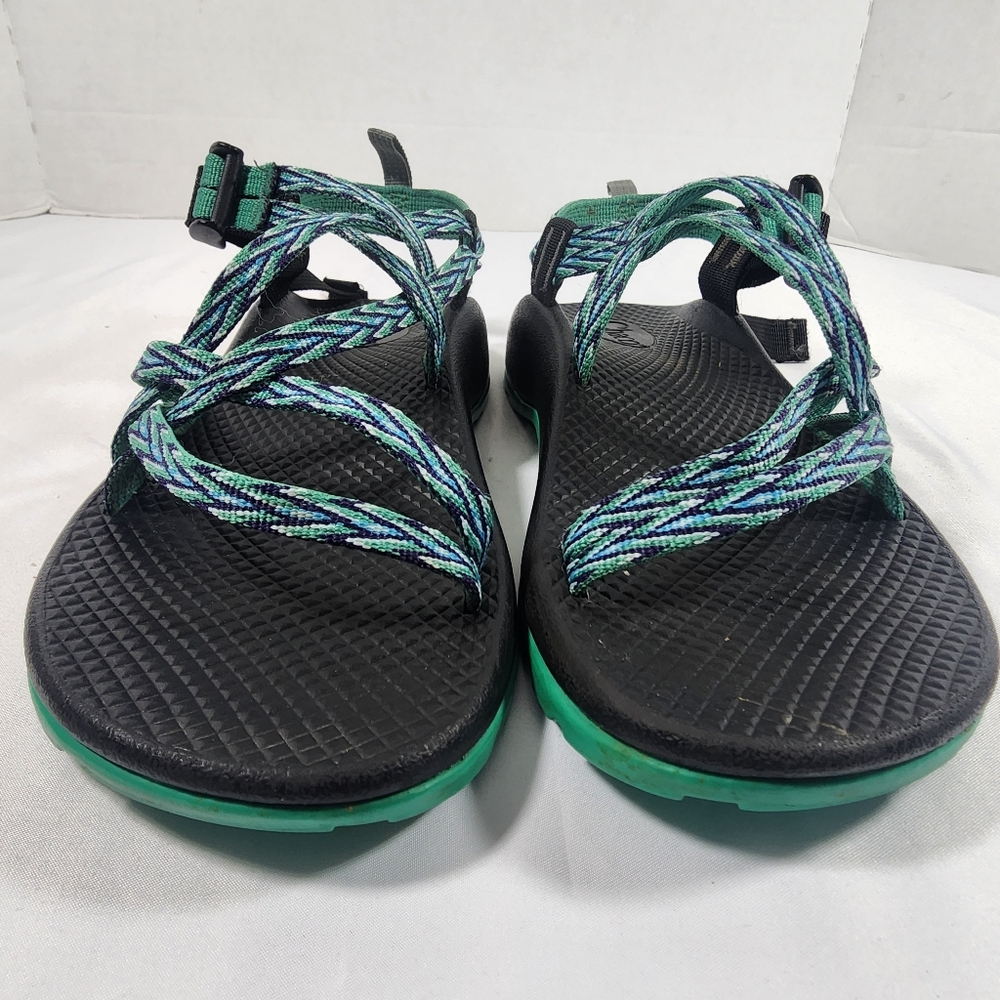 Chaco ZX1 Ecotread Strappy Sandals Adjustable Outdoor J180217 Youth 5 Womens 5 - Picture 4 of 7